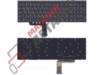 Клавиатура для ноутбука Lenovo IdeaPad 310-15ISK черная без рамки без подсветки
