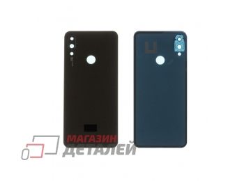 Задняя крышка аккумулятора для Xiaomi Redmi Note 7 со стеклом камеры черная