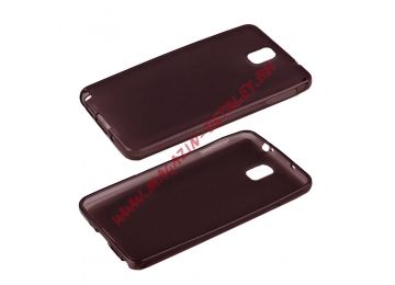 Силиконовый чехол для Samsung Galaxy Note 3 N900 TPU Case, черный, матовый