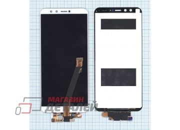 Дисплей (экран) в сборе с тачскрином для Huawei Honor 9 Lite белый