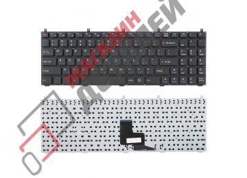 Клавиатура для ноутбука DNS C5500 W765K W76T черная
