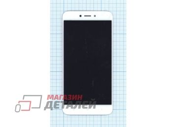 Дисплей (экран) в сборе с тачскрином для Xiaomi Redmi 5A белый