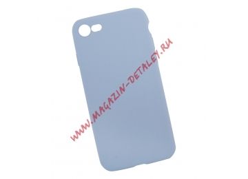 Чехол для iPhone 7/8 WK-2018 Liquid Silicone Phone Case силикон (синий)