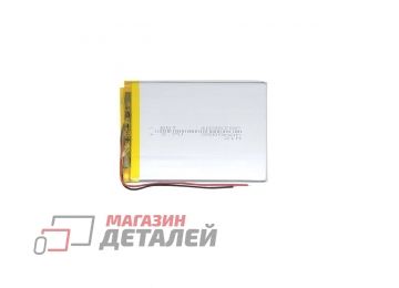 Аккумулятор универсальный 4x75x95 мм 3.8V 3500mAh Li-Pol (2 pin)