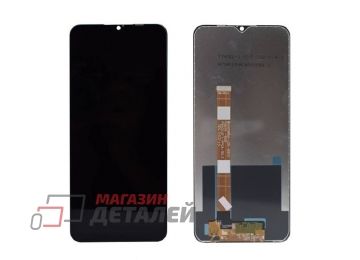 Дисплей (экран) в сборе с тачскрином для Oppo A5 2020, A8, A9 2020, A11, A11x, A31, Realme 5, 5i, 5s, C3 черный (Premium LCD)