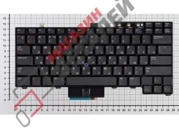 Клавиатура для ноутбука Dell Latitude E5400 E6410 E6400 черная с трекпойнтом и подсветкой