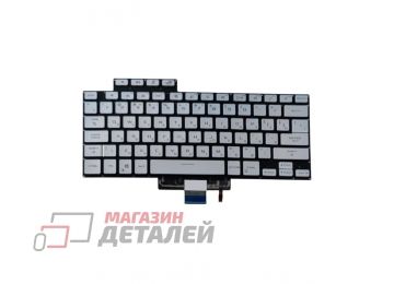 Клавиатура для ноутбука Asus ROG Zephyrus G15 GA503, GU603, серая, без рамки, с подсветкой