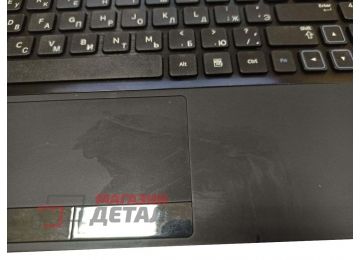 Клавиатура (топ-панель) для ноутбука Samsung 300V5A 305V5A черная с черным топкейсом (небольшие потертости)