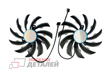 Вентилятор для видеокарты Gigabyte RTX3060 3060Ti Eagle, 4Pin, 98мм, S 40мм, T129215SH