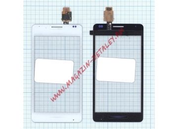 Сенсорное стекло (тачскрин) для Sony Xperia E1 белый