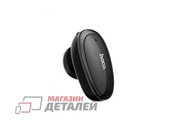 Bluetooth моногарнитура HOCO E46 Voice BT4.2, вкладыш (черная)