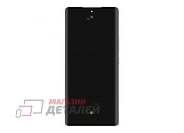 Дисплей (экран) в сборе с тачскрином для Huawei Honor 70 (FNE-NX9) голубой с рамкой (Premium LCD)