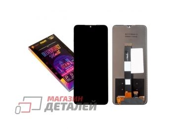 Дисплей (экран) в сборе с тачскрином для Xiaomi Redmi 9A, Redmi 9C черный (ZeepDeep ASIA)