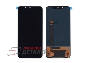 Дисплей (экран) в сборе с тачскрином для Xiaomi Mi 8 черный (TFT-совместимый)