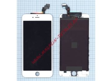 Дисплей (экран) в сборе с тачскрином для iPhone 6 Plus в сборе с тачскрином (Foxconn) белый