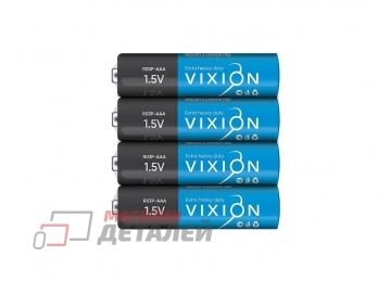 Батарейка Vixion солевая R03P - AAA комплект 4шт , в плёнке