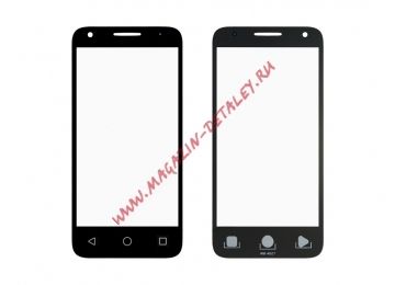 Стекло для переклейки Alcatel OT-4027D, 5017D, 5019D, 5017X PIXI 3 (4.5) черное