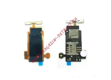 Коннектор SIM/Micro SD для LG L7 (P700)+кнопки громкости