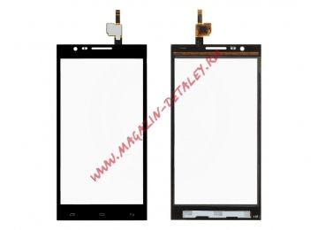 Сенсорное стекло (тачскрин) для МТС Smart Surf 4G (черный)