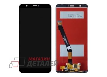 Дисплей (экран) в сборе с тачскрином для Huawei P Smart (FIG-LX1) черный (High Quality)