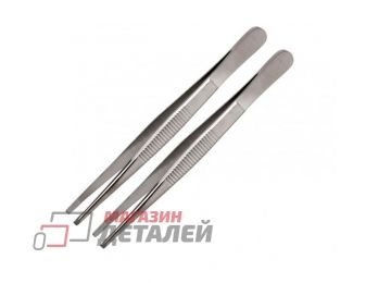 Комплект пинцетов Sammar П-15-101 95х2,0 мм 2шт (медицинская сталь)
