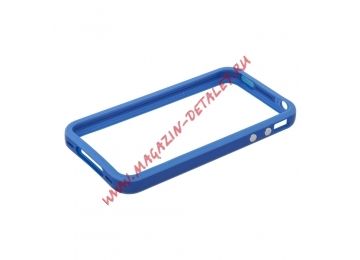 Чехол (накладка) LP Bumpers для Apple iPhone 4, 4S синий