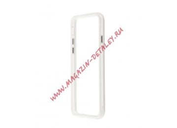 Чехол (накладка) LP Bumpers для Apple iPhone 6, 6s белый, прозрачный
