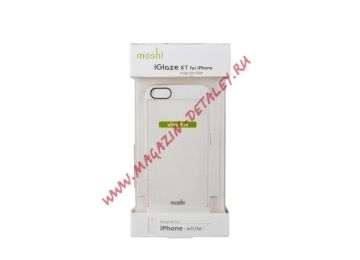 Защитная крышка для iPhone 5/5s/SE "Moshi" iGlaze XT (белая)