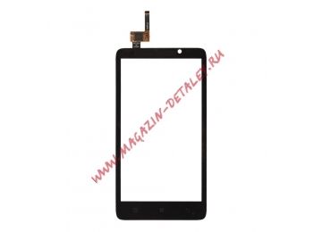 Сенсорное стекло (тачскрин) для Lenovo IdeaPhone S890 черный AAA