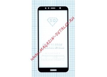 Защитное стекло с полным покрытием дисплея для Huawei Y6 (2018) белое