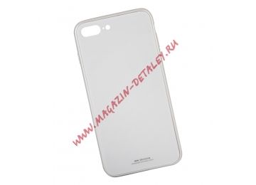 Чехол для iPhone 8 Plus/7 Plus WK-Berkin Series Case стекло(белый)