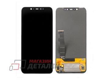 Дисплей (экран) в сборе с тачскрином для Xiaomi Mi 8 черный