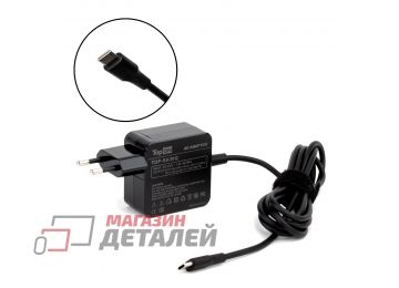 Блок питания (сетевой адаптер) TopON TOP-SA30Q для Samsung 5-20V 1.5-3A USB 30W Type-C черный в розетку