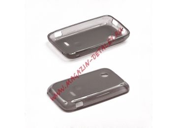 Силиконовый чехол для Sony Xperia tipoTPU Case черный матовый