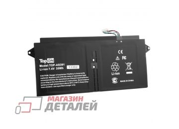 Аккумулятор TopON TOP-AS391 (совместимый с AP12F3J) для ноутбука Acer Aspire S7-391 7.4V 35Wh (4680mAh) черный