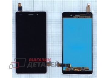 Дисплей (экран) в сборе с тачскрином для Huawei P8 Lite черный