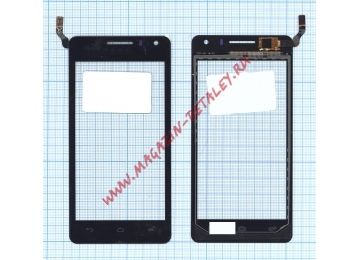 Сенсорное стекло (тачскрин) для Huawei Honor 2 U9508 черный