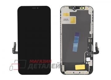 Дисплей (экран) в сборе с тачскрином для iPhone 14 Pro черный (с возможностью переноса IC) (Hard Oled)