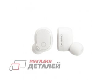 Bluetooth гарнитура WK V20 BT 5.0 вставная (белая)