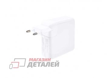 Блок питания для ноутбука MacBook Pro 15" 2016 87W А1719 Type-C белый, в розетку, без кабеля