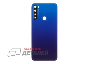 Задняя крышка для Xiaomi Redmi Note 8T со стеклом камеры (синий)