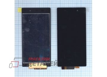 Дисплей (экран) в сборе с тачскрином для Sony Xperia Z1 черный