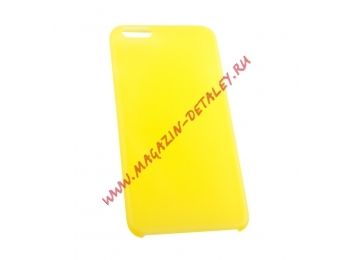 Защитная крышка LP для Apple iPhone 6, 6s Plus, 0,4 мм, желтая, матовая
