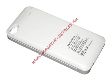 Дополнительный аккумулятор/чехол для Apple iPhone 4/4s 2300 mAh белый