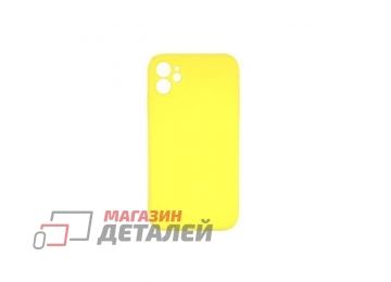 Чехол с металлической пластиной для iPhone 12 Mini желтый