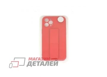 Чехол с металлической пластиной для iPhone 12 Pro Max красный