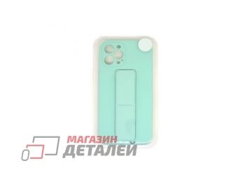 Чехол с металлической пластиной для iPhone 12 Pro Max зеленый