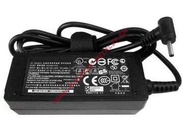 Блок питания (сетевой адаптер) для ноутбуков Asus 19V 2.1A 40W 2.5x0.7 мм черный, с сетевым кабелем