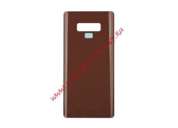 Задняя крышка аккумулятора для Samsung Galaxy Note 9 N960 коричневая