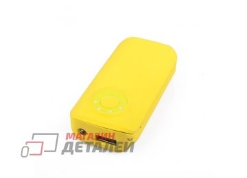 Универсальный внешний аккумулятор MICHL Li-ion 1 USB выход 1А, 5600 мАч, желтый